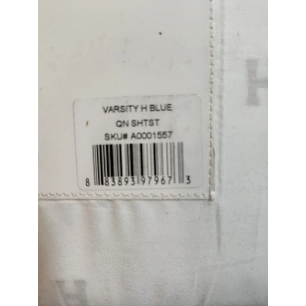 Tommy Hilfiger 100% Cotton Per Kale Sheet Set Size Queen Four Piece
